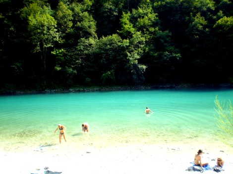 Rio Soča, Eslovênia