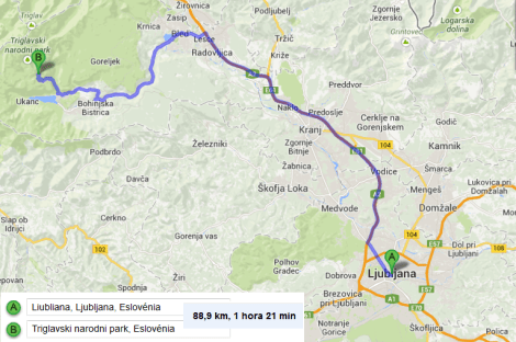 De Liubliana para Triglav